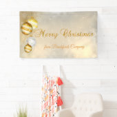 メリークリスマス、クリスマスボール、輝き 横断幕 (インサイチュ)