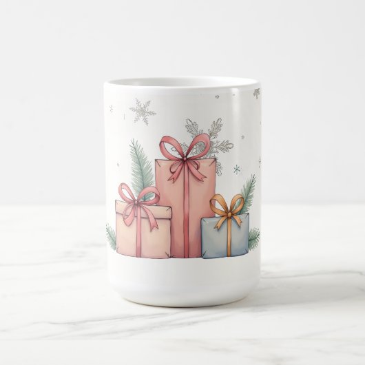 メリークリスマス!クリスマスマグカップ。 コーヒーマグカップ (中央)