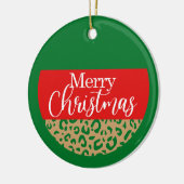 メリークリスマス – クリスマス飾り セラミックオーナメント (左)