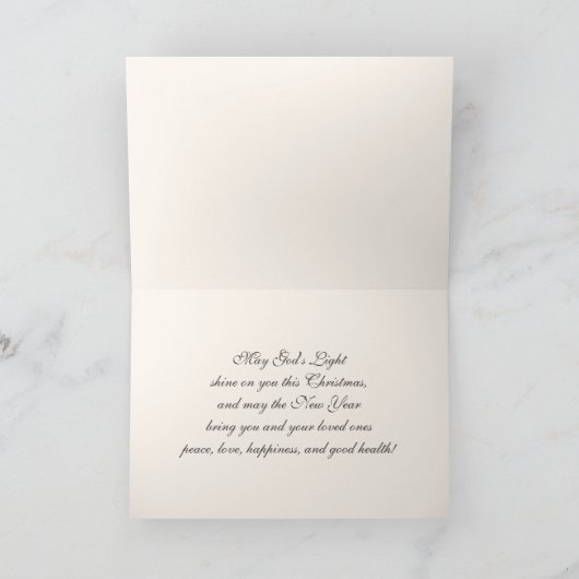 メリークリスマス.クリスマス・エン絵画ジェルズ シーズンカード (内部)