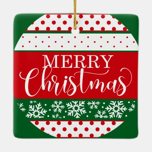 メリークリスマス - クリスマス オーナメント (裏面)