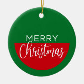 メリークリスマス - クリスマス オーナメント (正面)