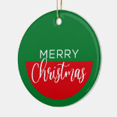 メリークリスマス - クリスマス オーナメント (左)