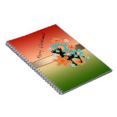 メリークリスマス、クリスマス、クリスマスの装飾 ノートブック (右側)