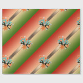 メリークリスマス、クリスマス、クリスマスの装飾 ラッピングペーパー (フラット)