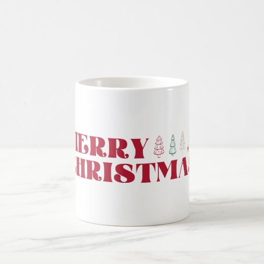 メリークリスマス - クリスマス コーヒーマグカップ (中央)