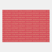 メリークリスマス(クリスマス) ラッピングペーパーシート (正面)