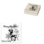 メリークリスマス、クリスマス ラバースタンプ (押印)