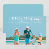 メリークリスマス クリスマス 写真 (正面/裏面)