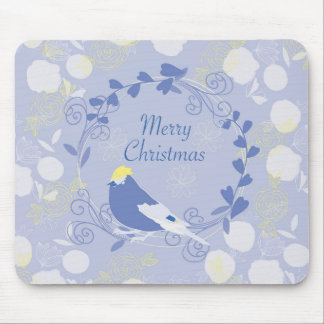 メリークリスマス, クリスマス, 鳥, 花, 自然, ピンク マウスパッド