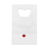 メリークリスマス クレジットカード栓抜き (裏面)