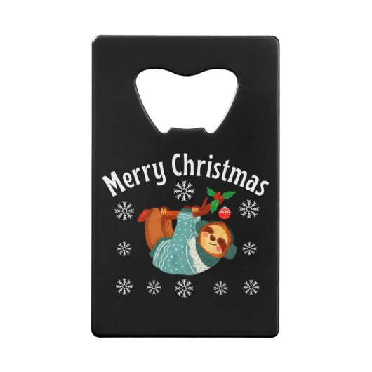 メリークリスマス クレジットカード栓抜き (正面)