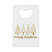 メリークリスマス クレジットカード栓抜き (正面)