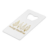 メリークリスマス クレジットカード栓抜き (裏面アングル)