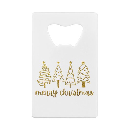 メリークリスマス クレジットカード栓抜き (裏面)