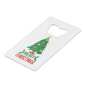 メリークリスマス クレジットカード栓抜き (正面アングル)