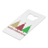 メリークリスマス クレジットカード栓抜き (裏面アングル)