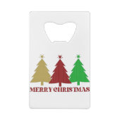 メリークリスマス クレジットカード栓抜き (裏面)