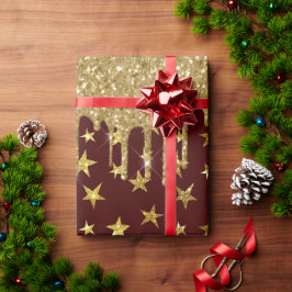 メリークリスマス – グリッタースター ラッピングペーパー