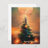 「メリークリスマス」グリーティングカード シーズンカード (正面/裏面)