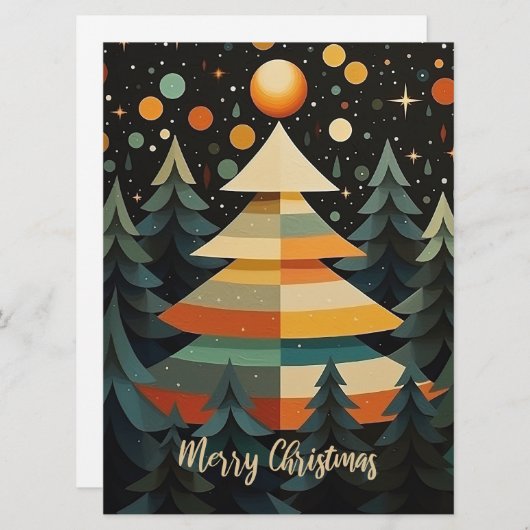 「メリークリスマス」グリーティングカード シーズンカード (正面/裏面)