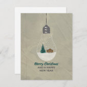 「メリークリスマス」グリーティングカード シーズンカード (正面/裏面)