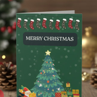 メリークリスマス グリーティングカード シーズンカード