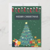 メリークリスマス グリーティングカード シーズンカード (正面)