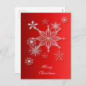 メリークリスマス.グリーティングカード. シーズンポストカード (正面/裏面)