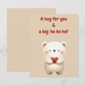 メリークリスマス グリーティングカード 招待状 (正面/裏面)