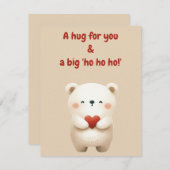 メリークリスマス グリーティングカード 招待状 (正面/裏面)