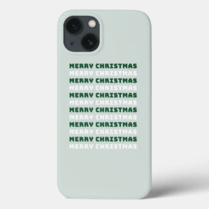 メリークリスマス、グリーンクリスマスアート、休日 iPhone 13ケース