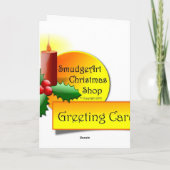 メリークリスマス-コウテイペンギン シーズンカード (裏面)