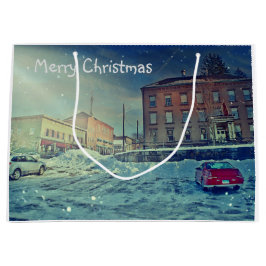 メリークリスマス・コリンズビル ラージペーパーバッグ