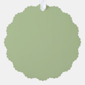 メリークリスマス：コルギイラストレーションアート オーナメントカード (裏面)