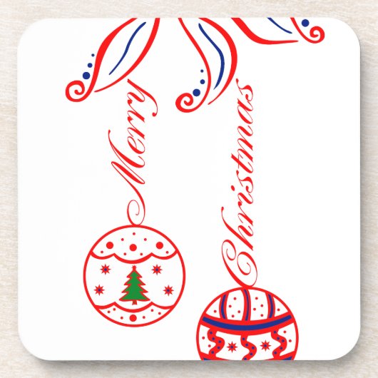 メリークリスマス コースター (正面)