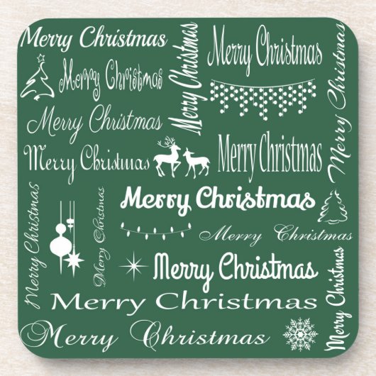 メリークリスマス コースター (正面)