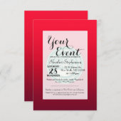 「メリークリスマス」コーヒーカップおもしろいミーム 招待状 (正面/裏面)