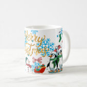 メリークリスマス コーヒーマグカップ (正面右)