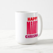 メリークリスマス コーヒーマグカップ (正面右)