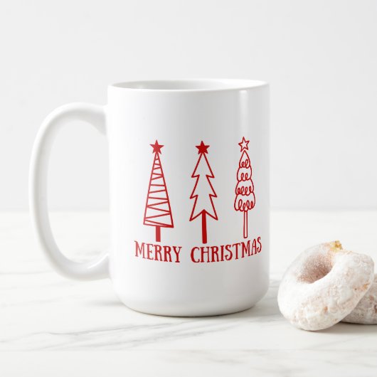 メリークリスマス コーヒーマグカップ (ドーナツ)
