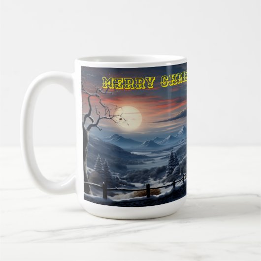 メリークリスマス コーヒーマグカップ (左)