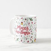 メリークリスマス コーヒーマグカップ (正面左)