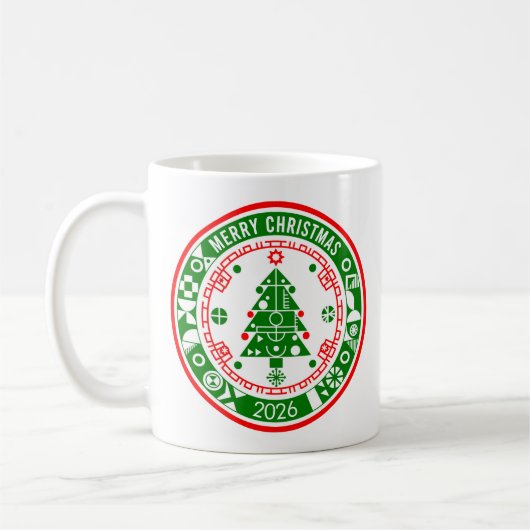 メリークリスマス コーヒーマグカップ (左)