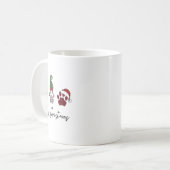 メリークリスマス コーヒーマグカップ (正面左)
