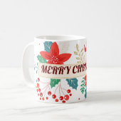 メリークリスマス コーヒーマグカップ (正面左)