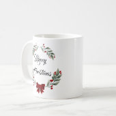 メリークリスマス コーヒーマグカップ (正面左)