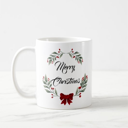 メリークリスマス コーヒーマグカップ (左)