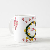 メリークリスマス コーヒーマグカップ (正面左)
