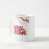 メリークリスマス コーヒーマグカップ (正面左)